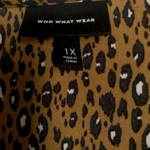Cheetah print dress